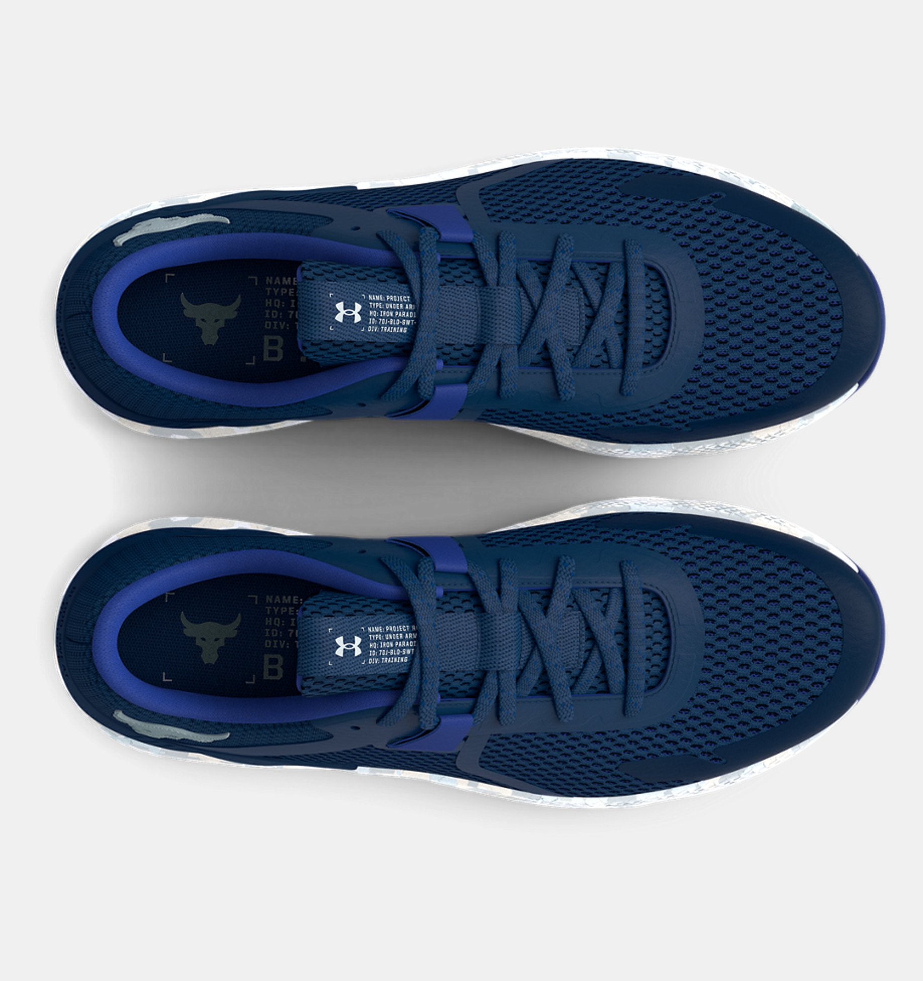 Zapatillas de entrenamiento UA Project Rock BSR 2 Marble Unisex image number 2