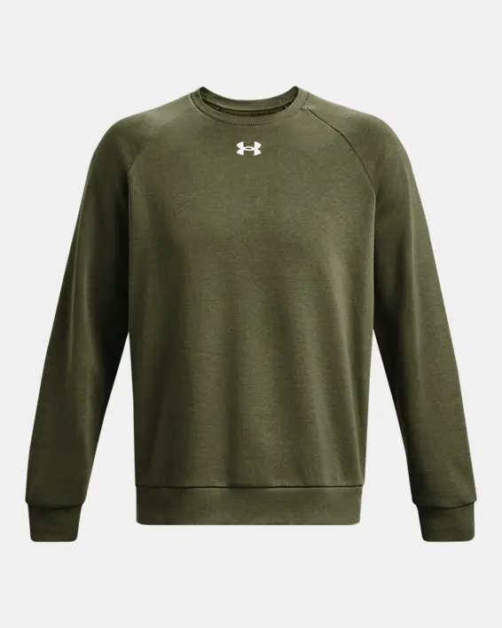 UA M Rival Fleece Crew image number 4