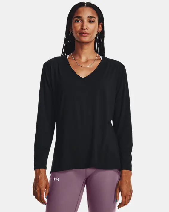 Remera de entrenamiento UA Meridian Longline para mujer