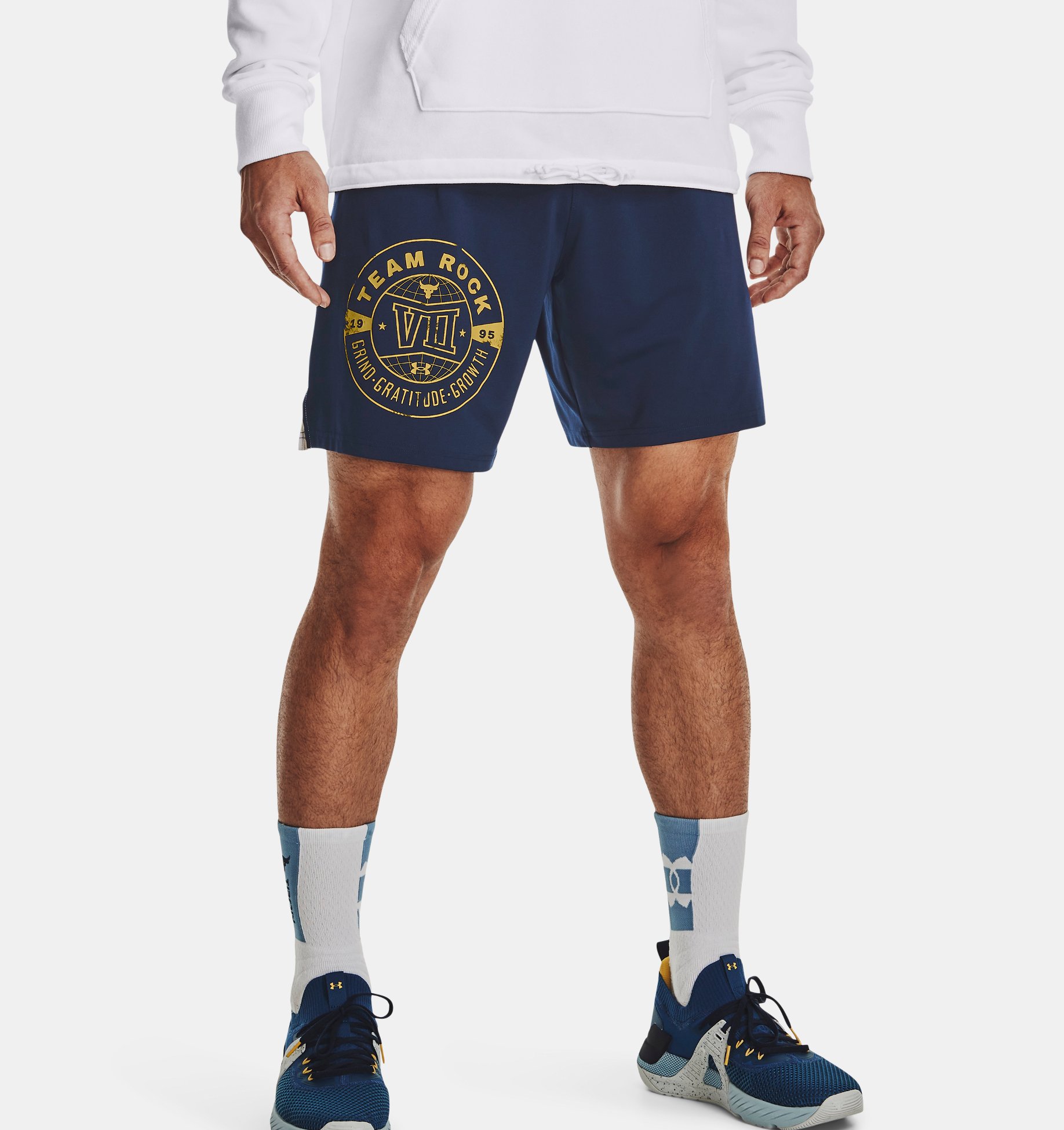 Pantalón corto UA Project Rock Boxing para hombre