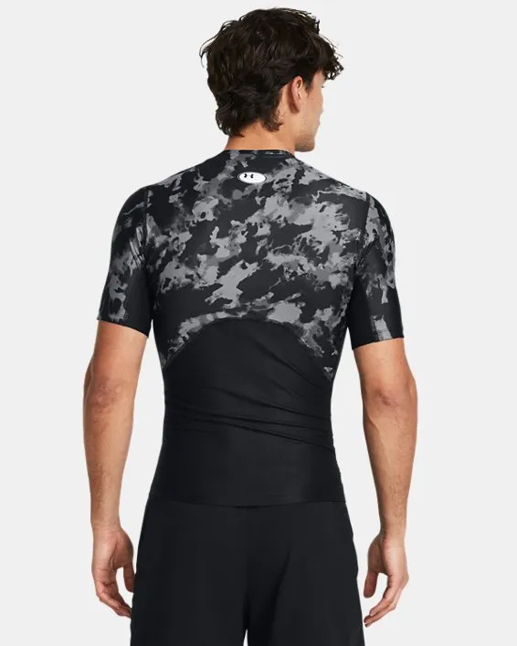 Remera de Compresion HeatGear® Iso-Chill Printed para Hombre image number 1