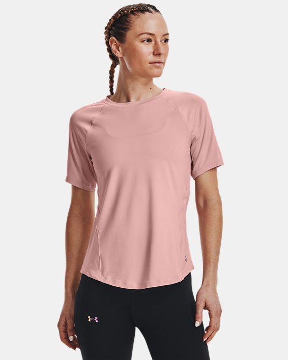 Remera manga corta UA RUSH para mujer
