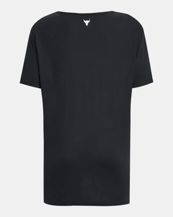 Remera de Entrenamiento Project Rock Completer Deep V para Mujer image number 5