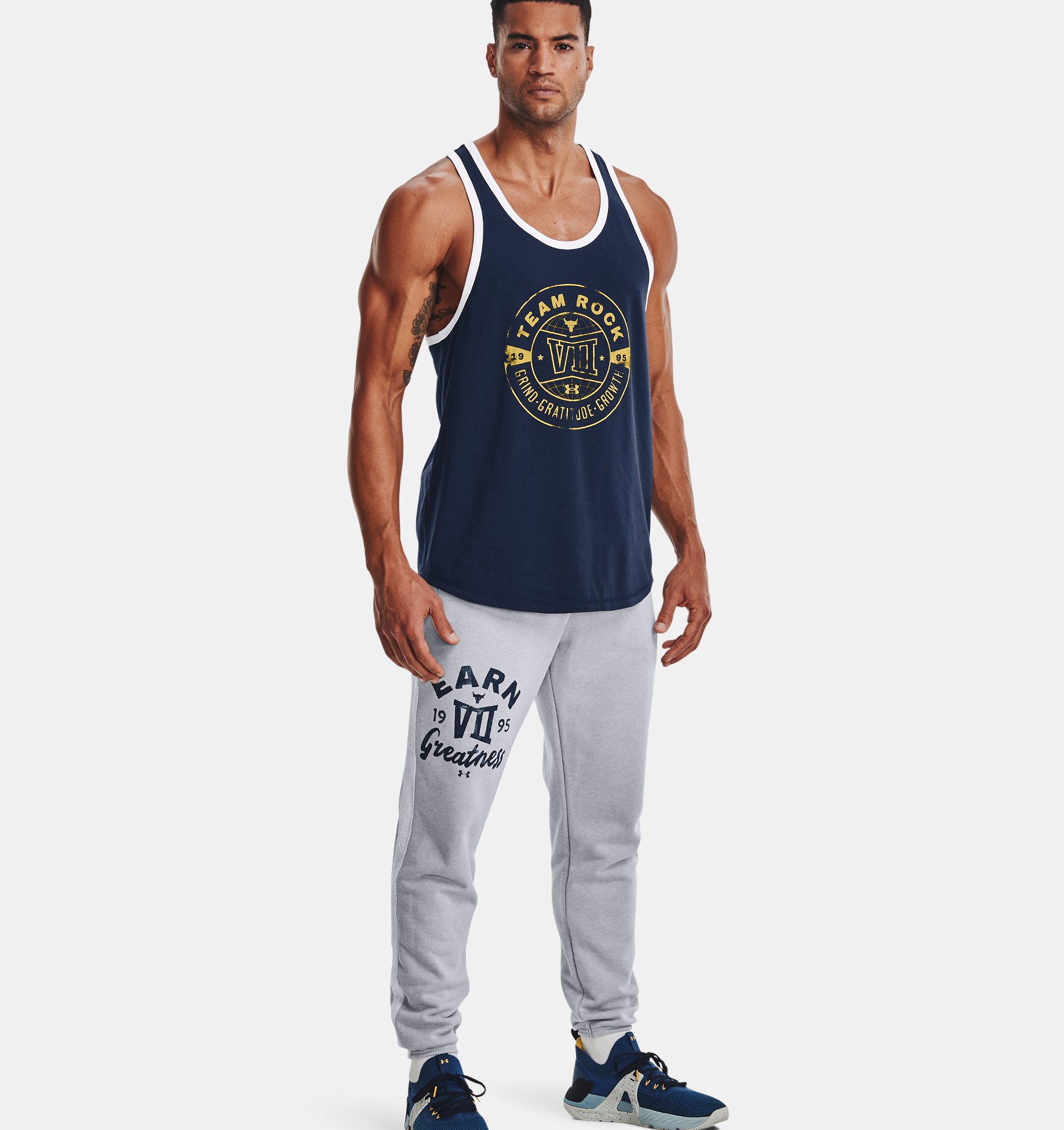 Musculosa UA Project Rock para hombre image number 2