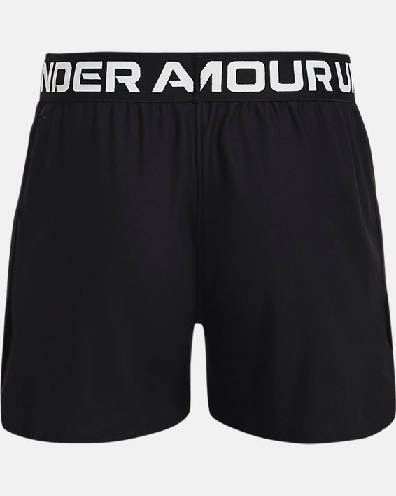 Play Up Solid Shorts-BLK,YXS