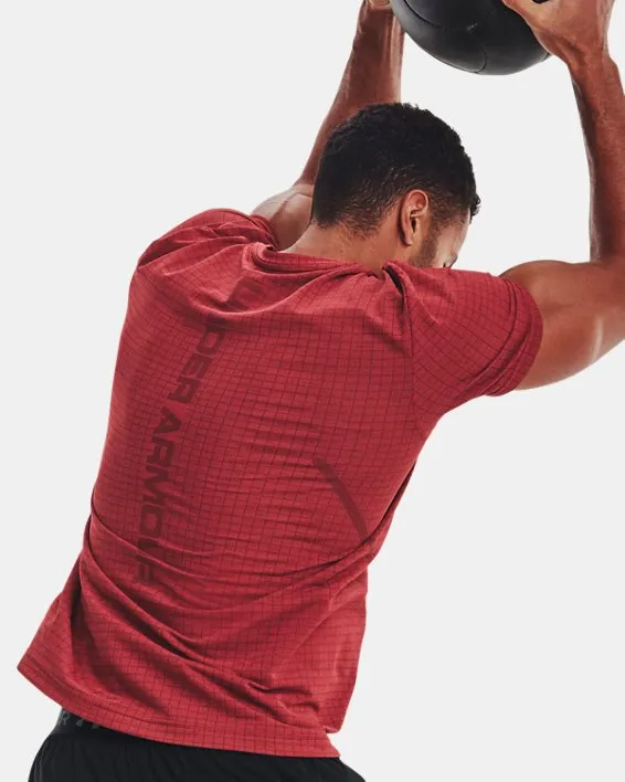Remera de entrenamiento UA Seamless Grid para Hombre image number 1