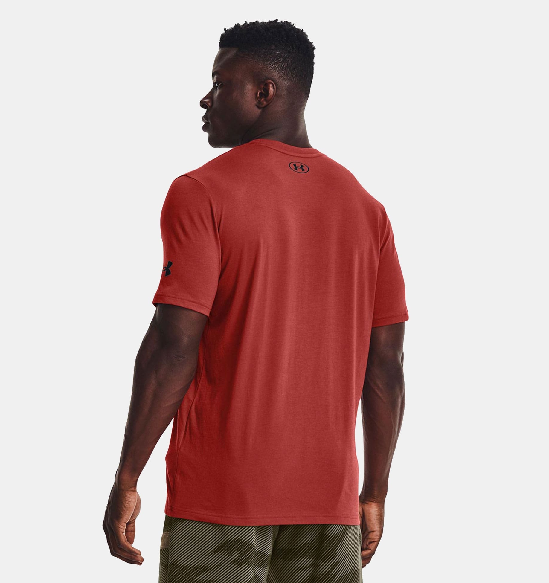 Remera UA Project Rock BSR Flag para hombre  image number 1