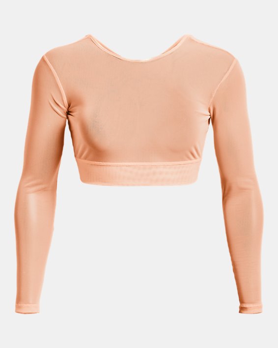 Top de manga larga Project Rock Sheer Mesh para Mujer image number 6