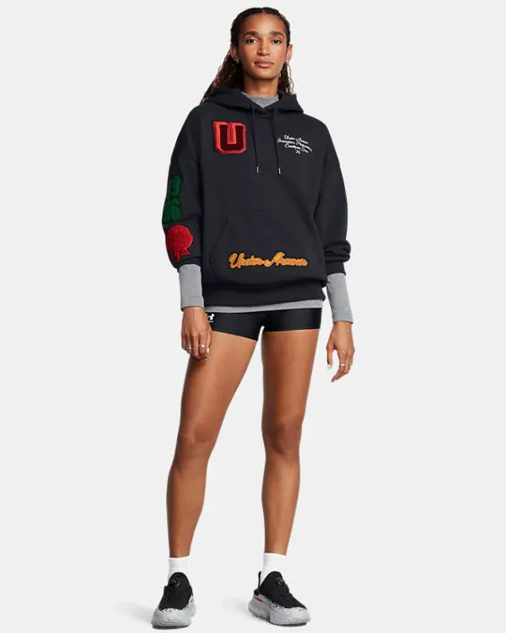 Buzo con capucha Icon Heavyweight Terry Armour U para Mujer image number 2