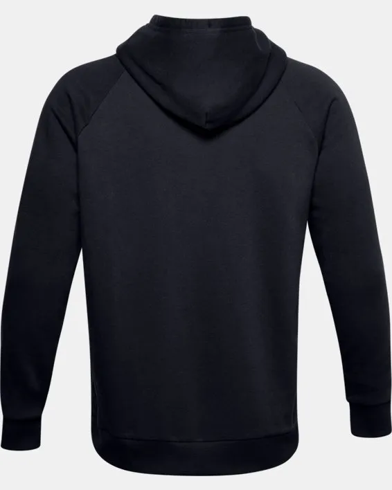 UA Rival Fleece Hoodie-BLK,SM image number 5