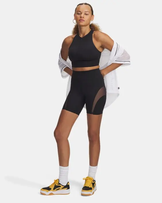 Musculosa de Entrenamiento Meridian 1/2-Zip para Mujer image number 2