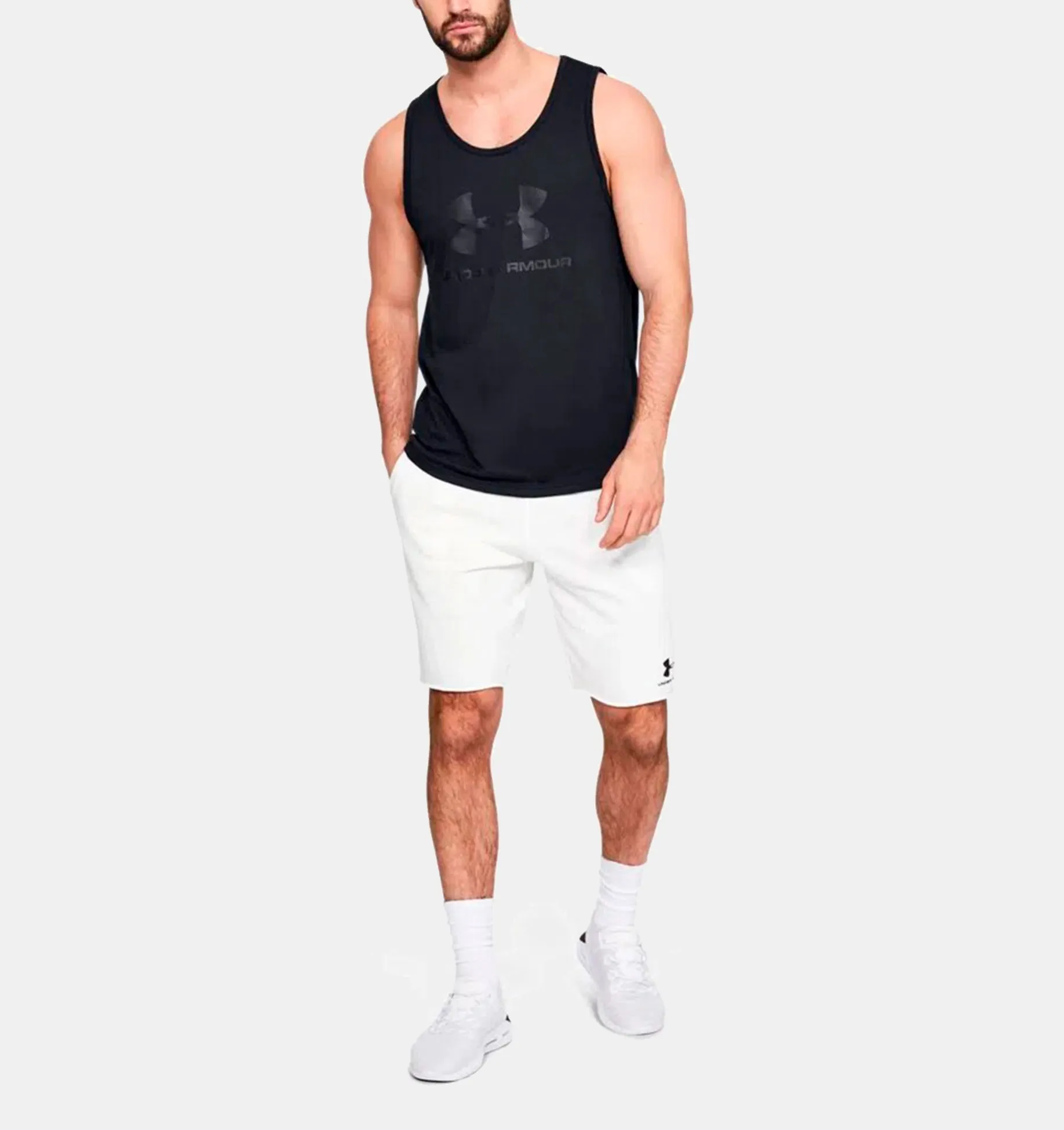 Musculosa UA Sportstyle Logo para hombre image number 3