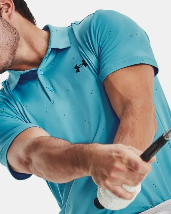 UA Playoff 3.0 Printed Polo-BLU