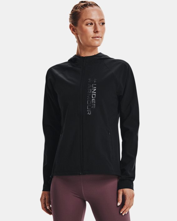 UA OutRun the STORM Jkt-BLK image number 0