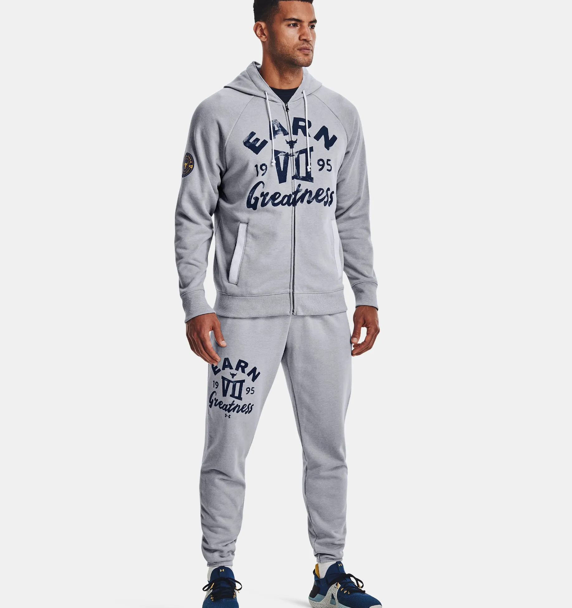 Campera Project Rock Heavyweight Terry Full-Zip para hombre image number 2