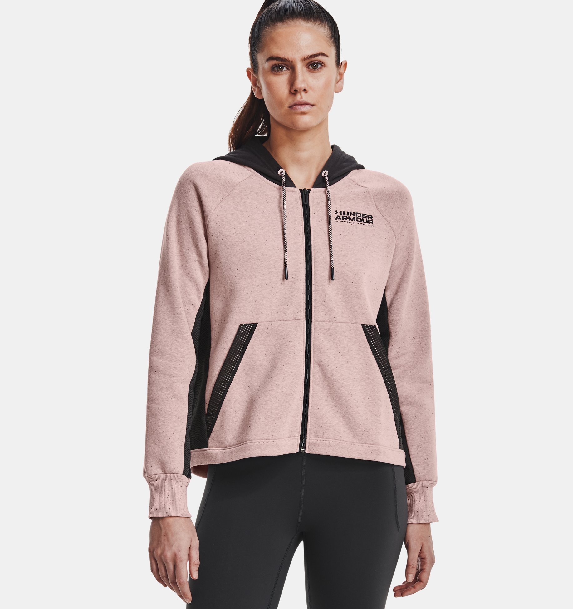 Buzo con capucha y cremallera completa UA Rival para mujer