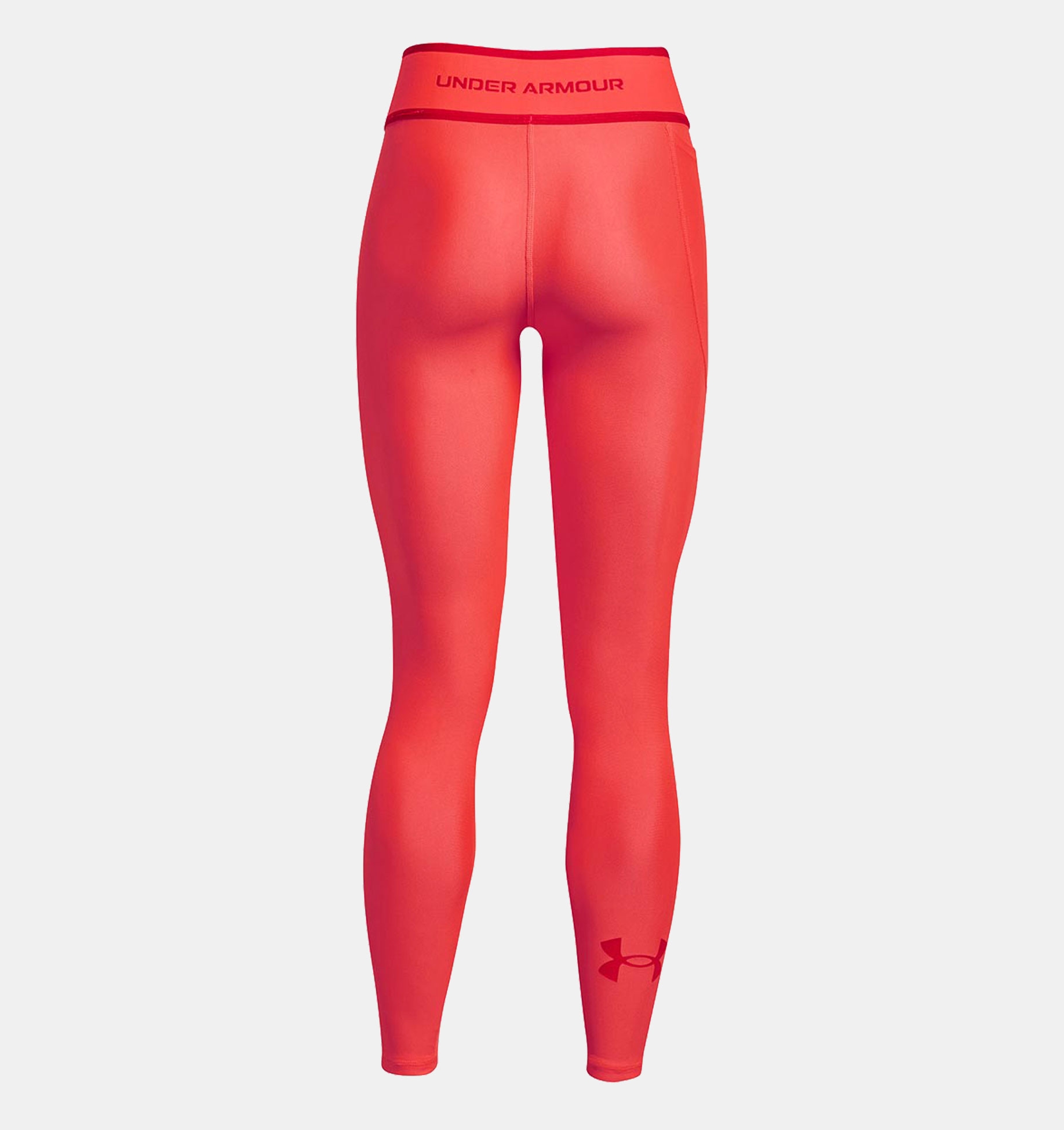 Armour Branded WB Legging-RED,XS image number 5