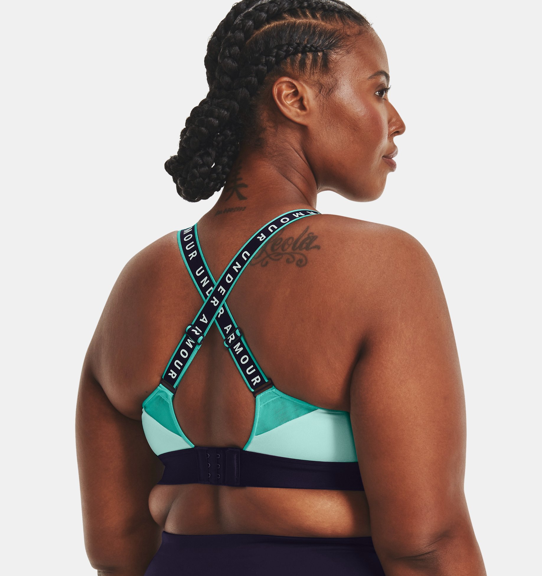 Bra deportivo UA Infinity High Blocked para mujer image number 6