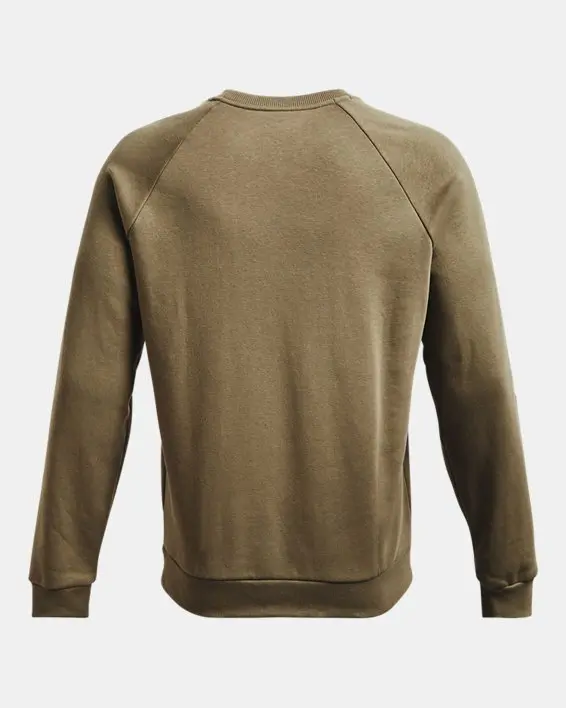 Buzo con cuello redondo de tejido Fleece UA Rival para hombre image number 5