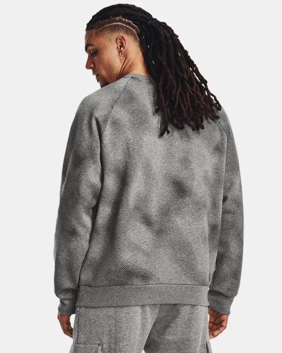 UA Rival Fleece Printed Crew image number 1