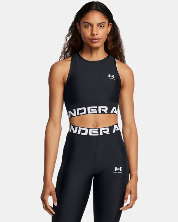 Musculosa de entrenamiento HeatGear® Rib para Mujer