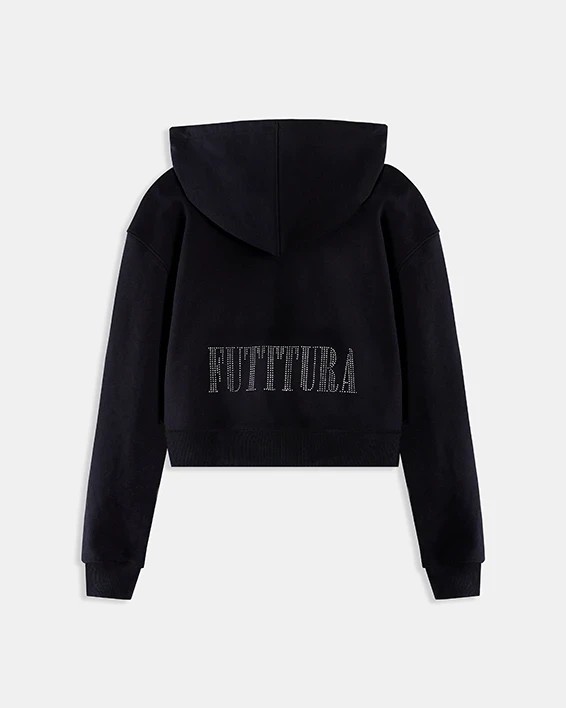 Buzo crop con capucha TINI Full-Zip Unisex image number 1