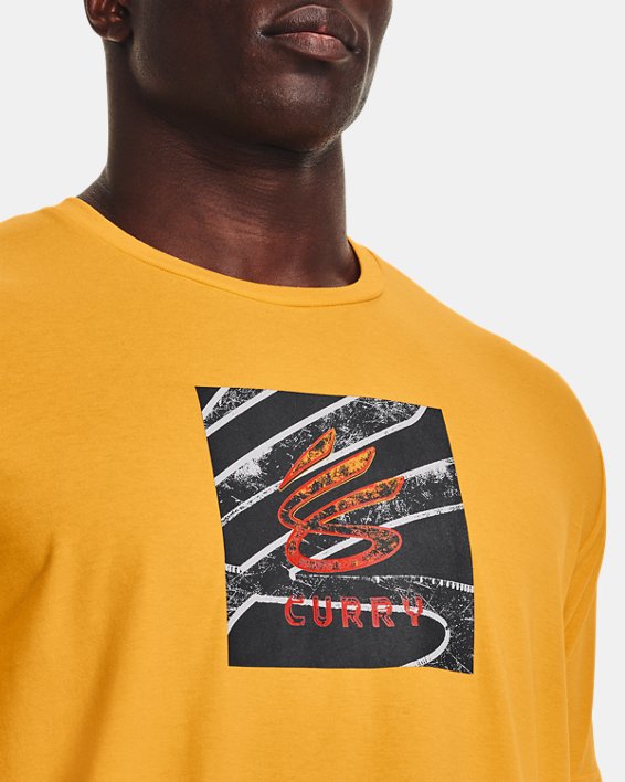 Remera de Basket UA CURRY IRON BOX LOGO para hombre image number 3