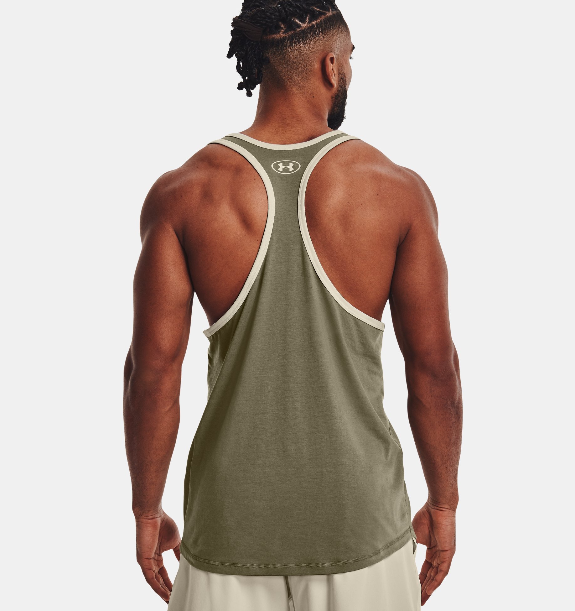 Musculosa UA Project Rock BSR Flag para hombre image number 1