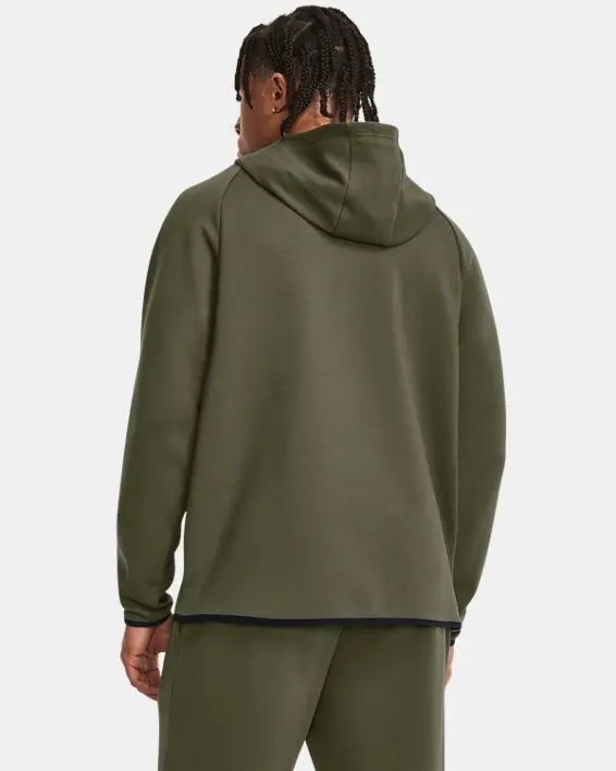 UA Unstoppable Flc Hoodie-GRN image number 1