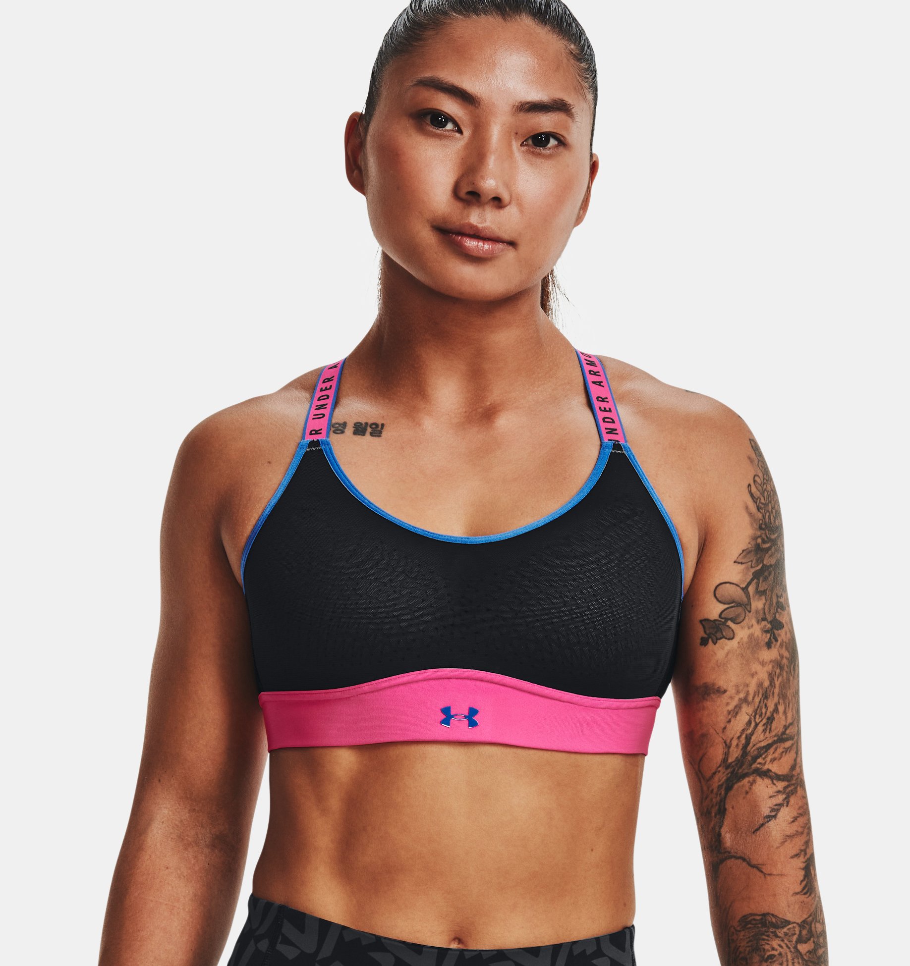 Bra deportivo UA Infinity Mid Blocked para mujer