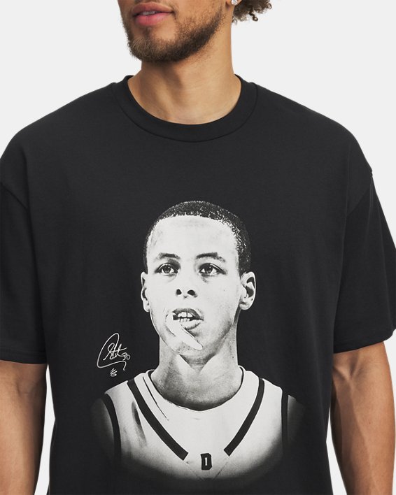 Remera de Basketball Curry Heavyweight Oversized para Hombre image number 2