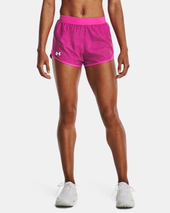 UA Fly By 2.0 Printed Short-PNK