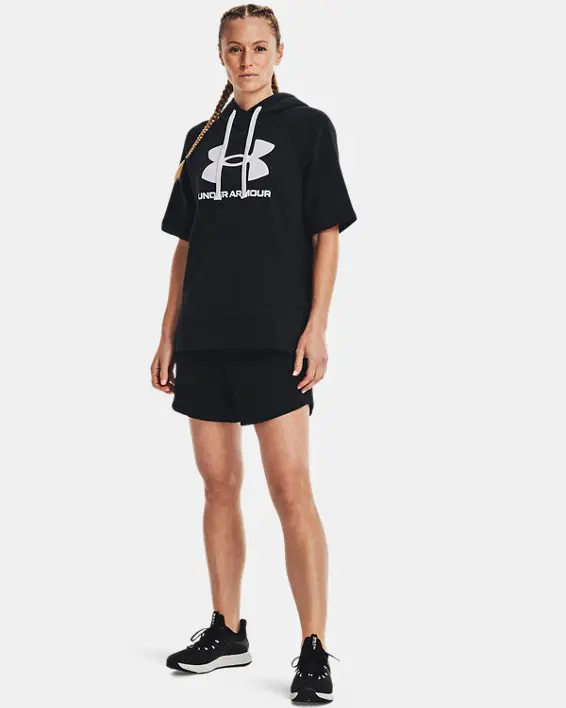 Short UA Rival Fleece para mujer image number 2